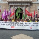 Imatge Manifestació plaça Sant Jaume