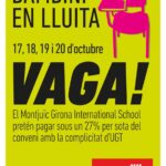 Cartell Vaga Montjuïc Girona