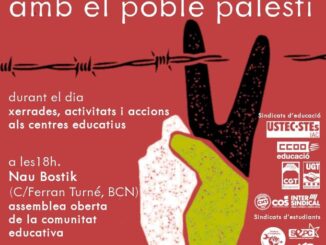 Cartell Dia internacional de solidaritat amb el poble palestí