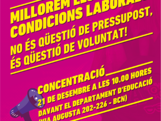 Cartell concentració 21 desembre