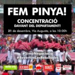 concentració Fem pinya