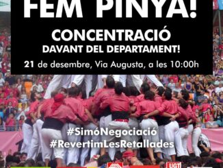 concentració Fem pinya