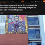 Notícia Vilaweb: Investiguen per enaltiment del terrorisme la direcció d’un institut de Bellreguard per un acte amb Fermín Muguruza