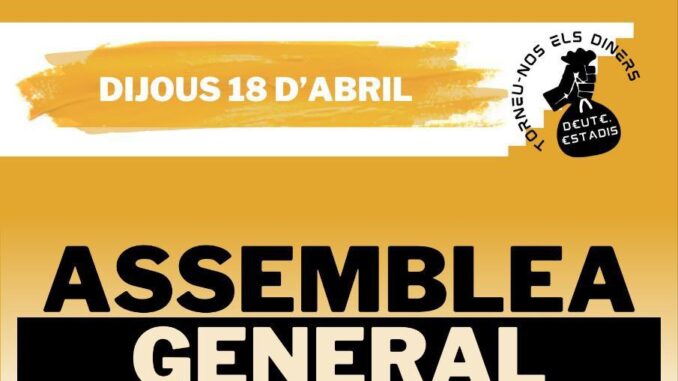 Assemblea deute estadis