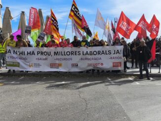 Manifestacó unitària Educació